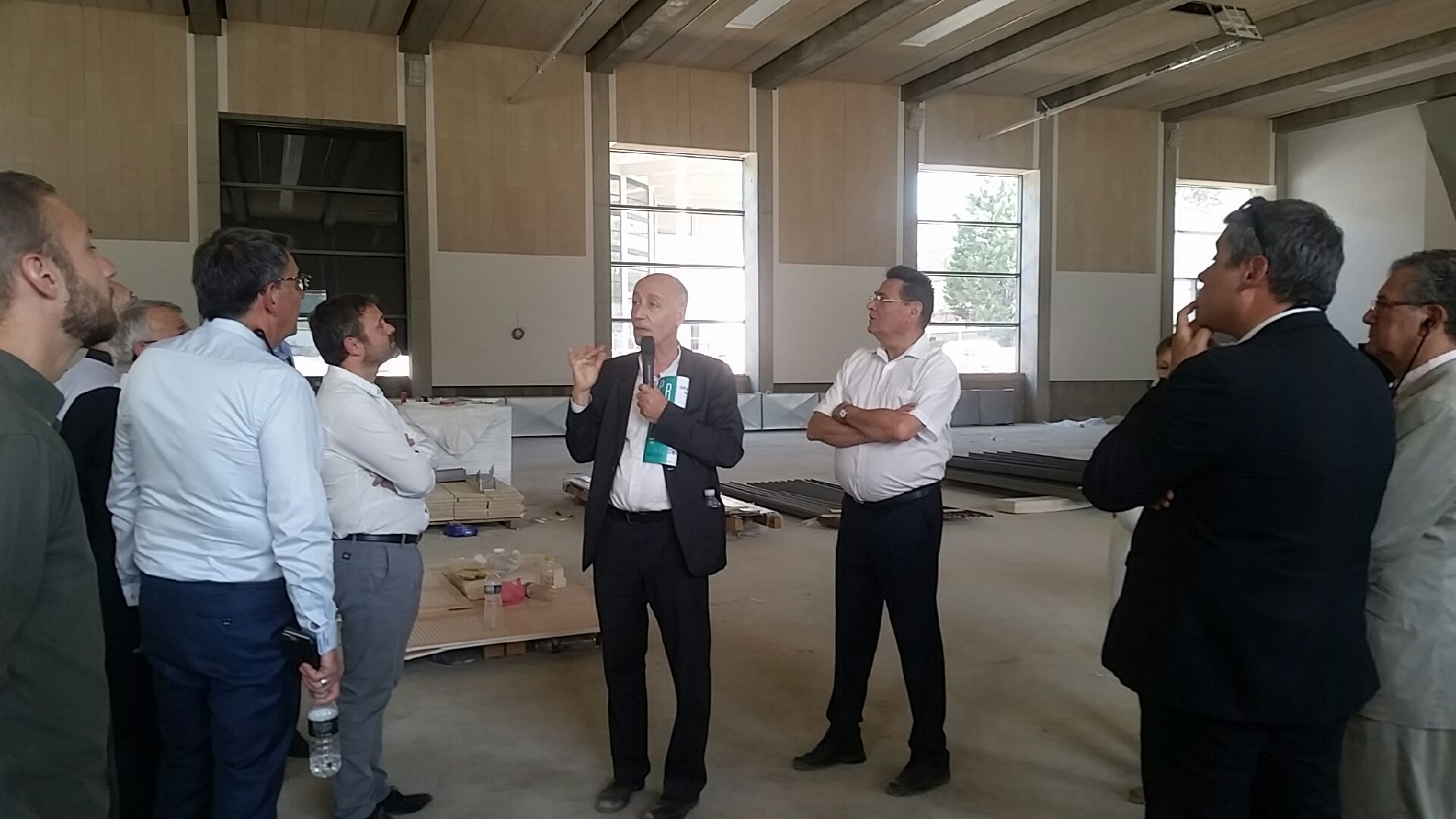 Les acteurs du projet font le tour des chantiers Les acteurs du projet font le tour des chantiers