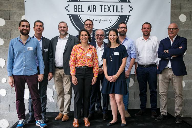 première pierre Bel Air textile