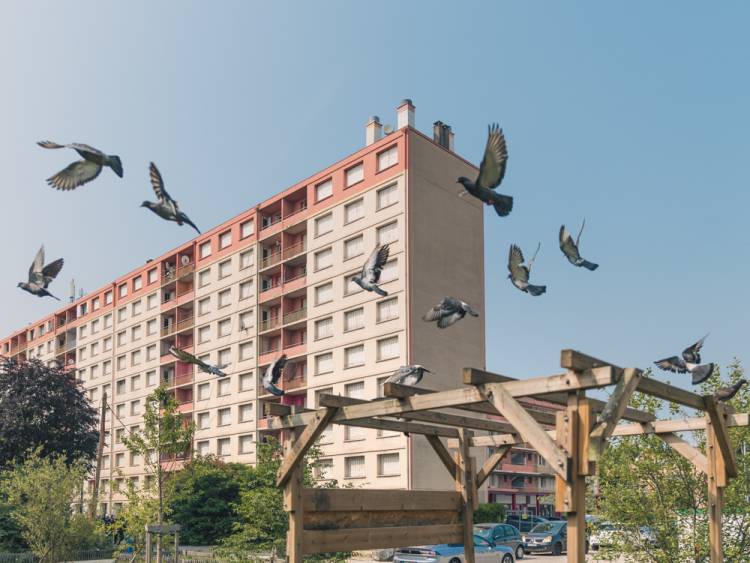 le bâtiment F de la résidence Pranard qui va être restructuré