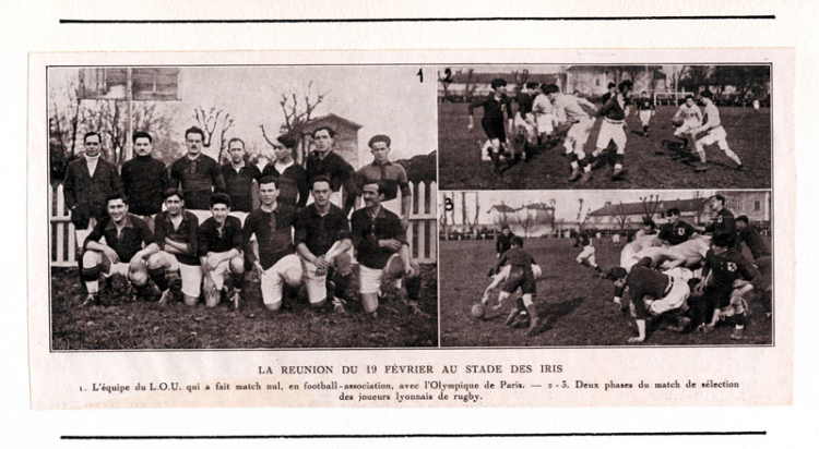 L’équipe du LOU en 1922