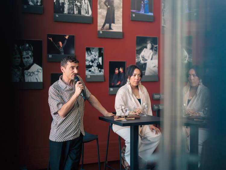Thomas Jolly et Laëtitia Guédon ont rendu visite aux équipes du TNP et tenu une conférence de presse au TNP le 6 juillet 2026