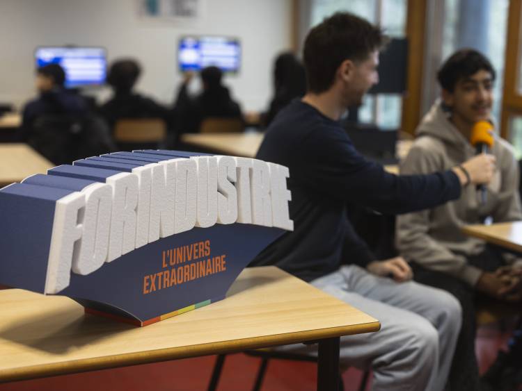 Session Forindustrie au lycée professionnel Alfred-de-Musset de Villeurbanne.