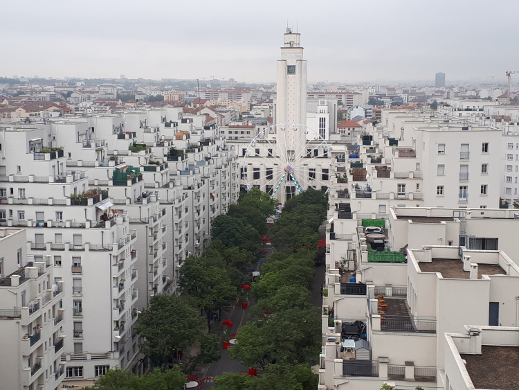 Le quartier des Gratte-Ciel à Villeurbanne.