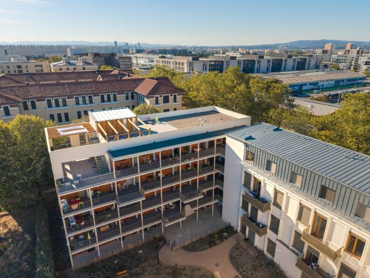 Chaque résidence a été construite en privilégiant le réemploi.