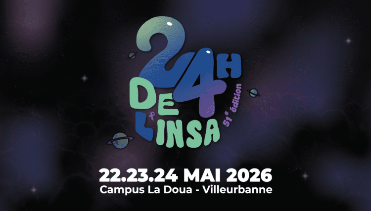 Affiche 2026 des 24H de l'Insa