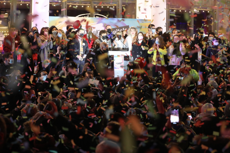 Ce sont les jeunes organisateurs du Festival de la jeunesse, qui se tiendra en juin, qui ont lancé l'année Villeurbanne Capitale française de la culture le 7 janvier 2022.