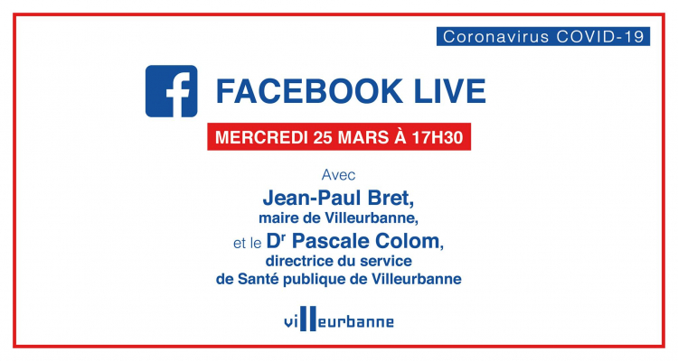 Covid-19 : un Facebook Live avec Jean-Paul Bret