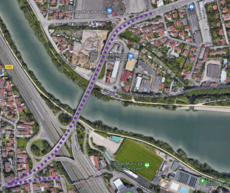 projet cyclable cerdan cusset. projet cyclable cerdan cusset.