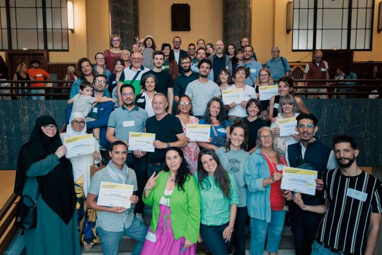 Lauréats du budget participatif à l'occasion de la soirée des engagés à la mairie