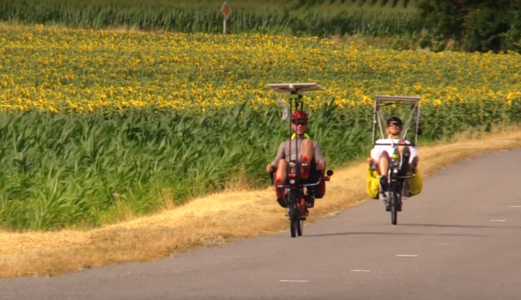 Le tour de France en vélo solaire