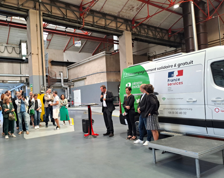 Inauguration du Pimms Mobile vendredi 16 septembre dans les locaux du Sytral à Villeurbanne
