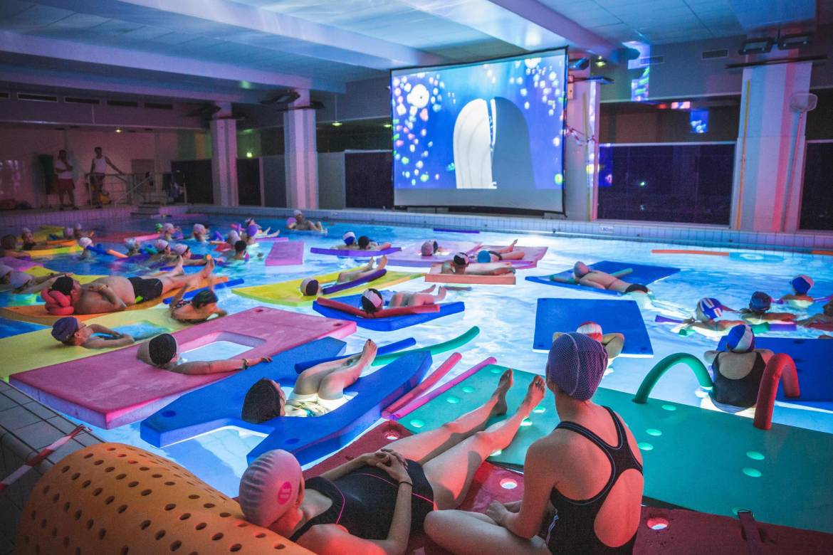 Cinéma dans l’eau : une première ! Cinéma dans l’eau : une première !