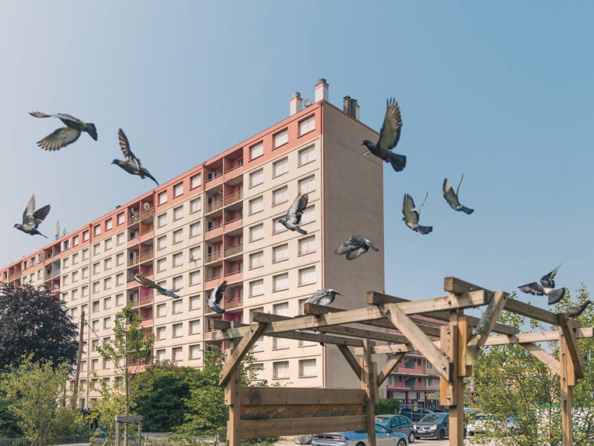 le bâtiment F de la résidence Pranard qui va être restructuré