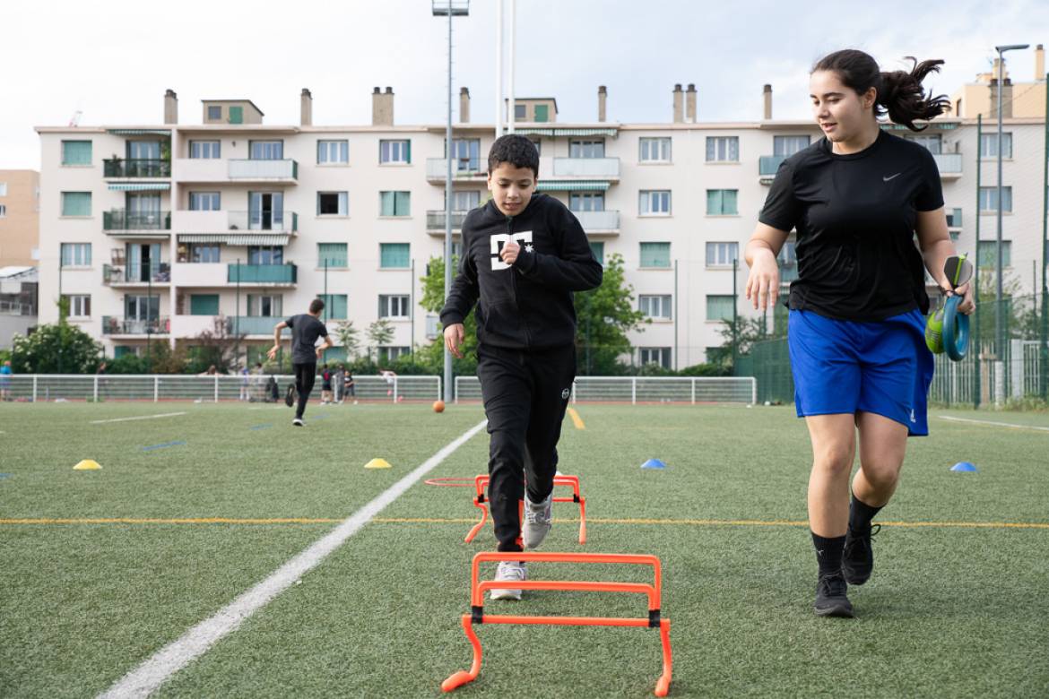 Athlétisme adapté avec l'ASVEL Omnisport - © Alexandre Boissot
