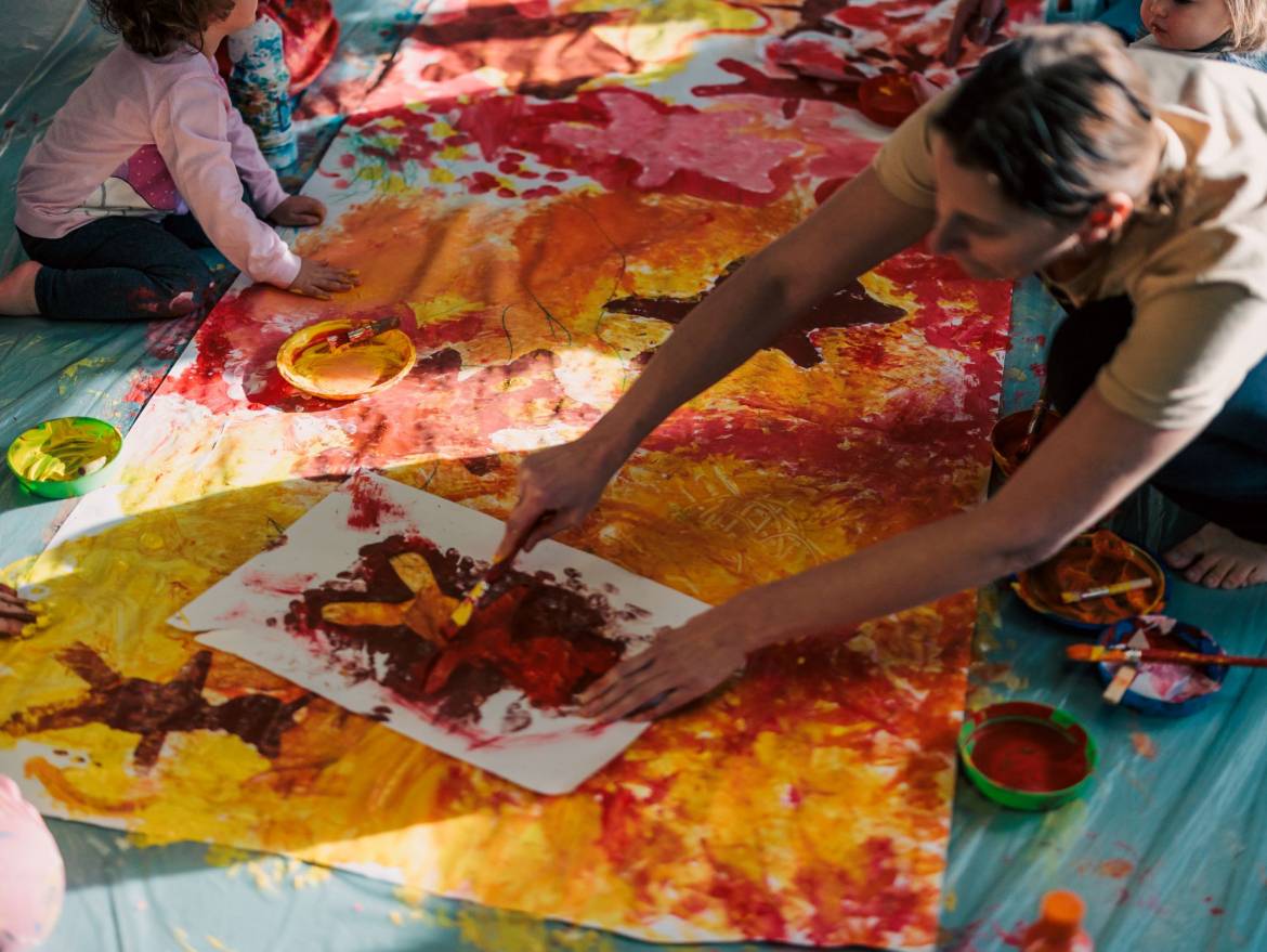 Atelier dessin avec des enfants