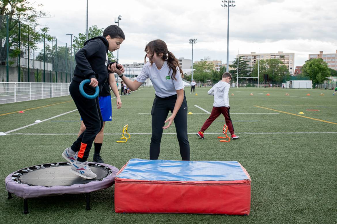 Athlétisme adapté avec l'ASVEL Omnisport - © Alexandre Boissot