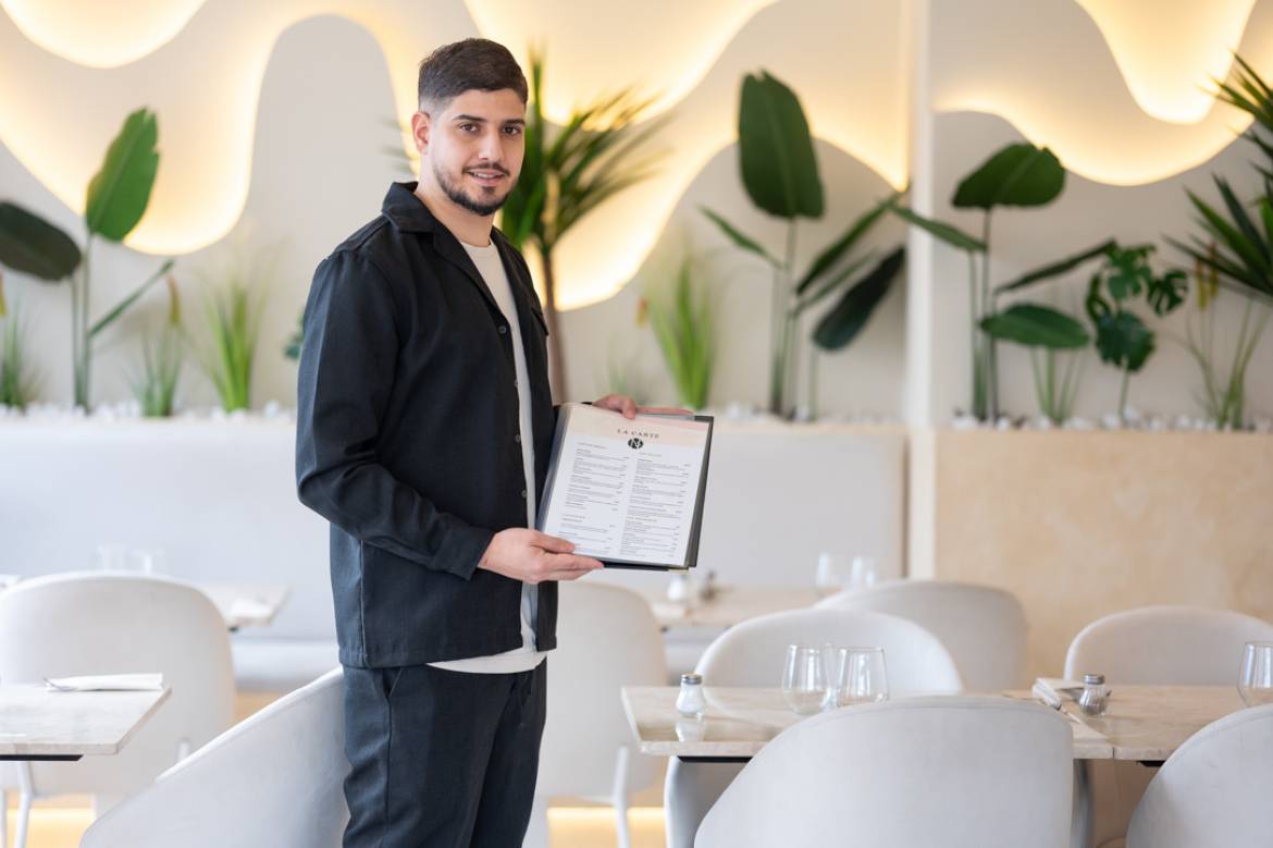 Zinedine Jaouadi, gérant et chef cuisinier du NAOS