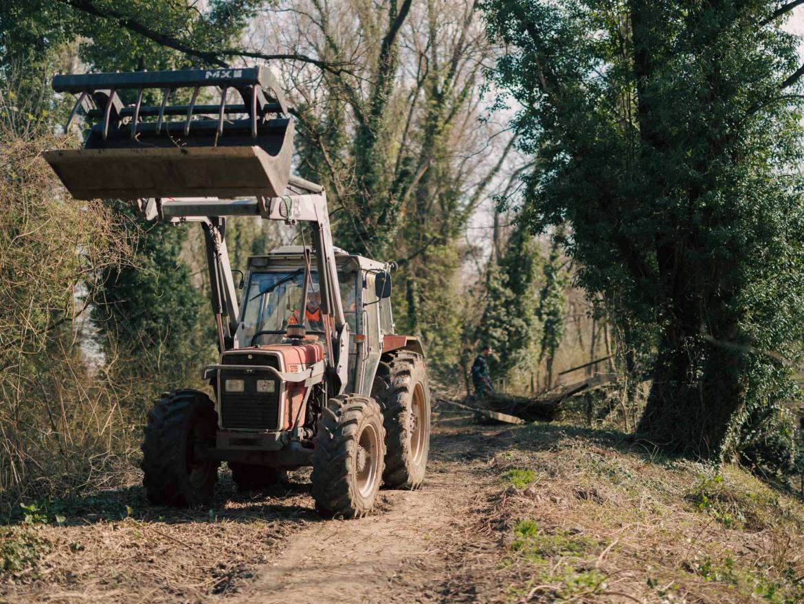 Du 2 au 6 mars, les jardiniers de la Ville ont remis en &eacute;tat le diapason en eau de la Feyssine