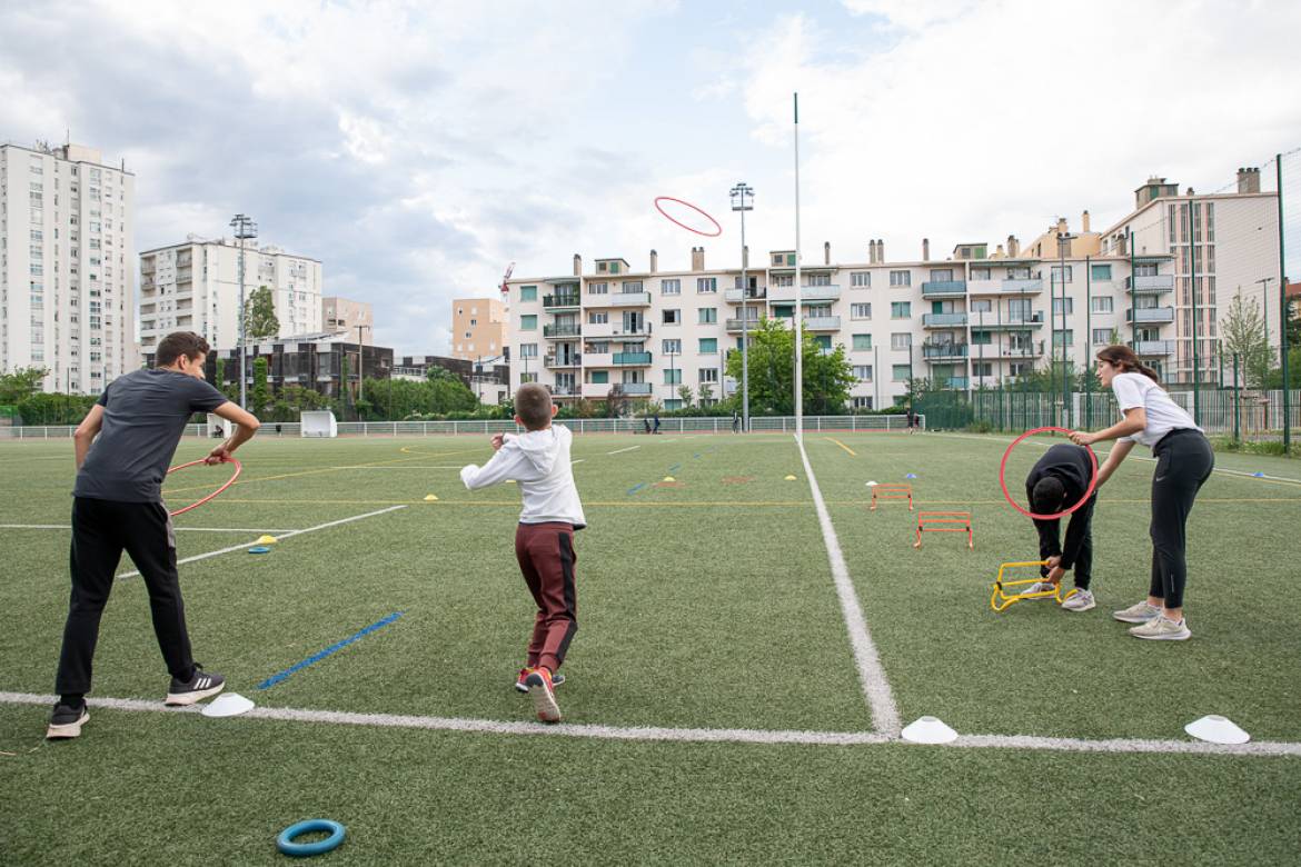 Athlétisme adapté avec l'ASVEL Omnisport - © Alexandre Boissot