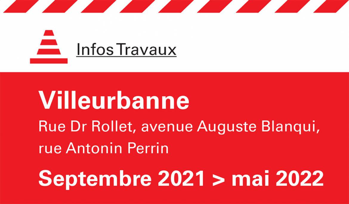 Stationnement et circulation perturbés rues Rollet, Auguste Blanqui et Antonin Perrin en septembre