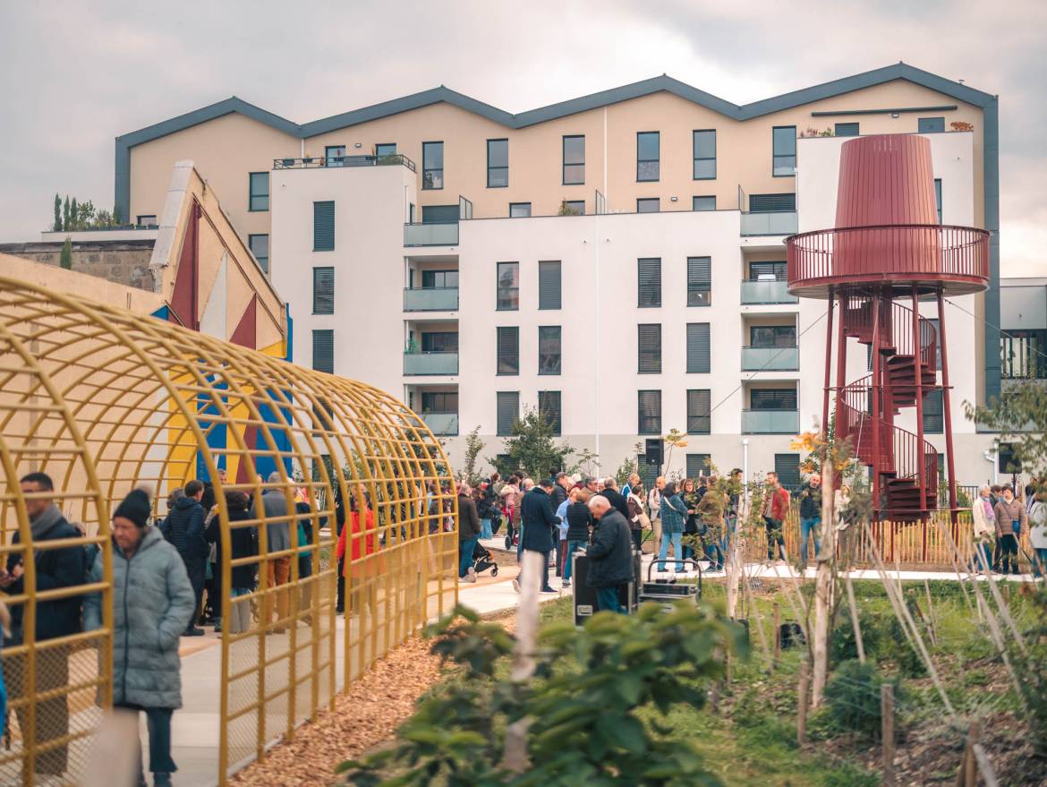 inauguration jardin Lina Crétet rue Mansard