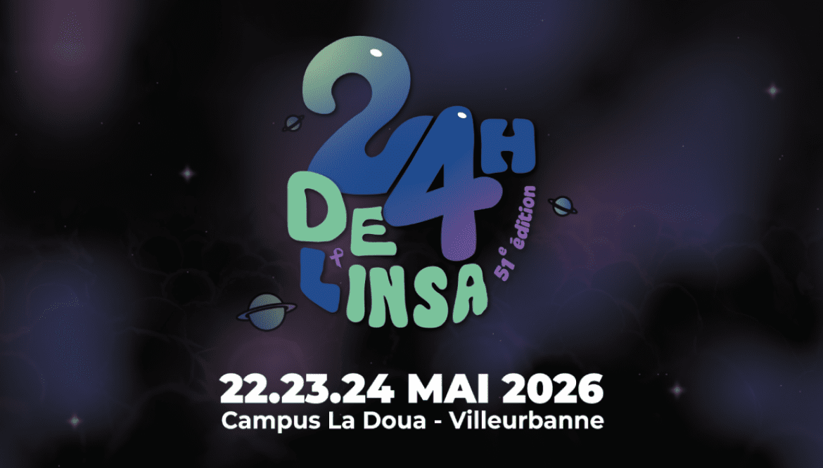 Affiche 2026 des 24H de l'Insa