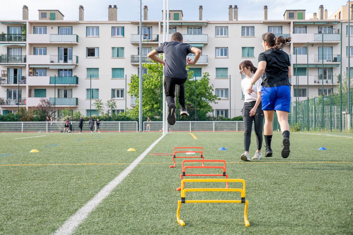Athlétisme adapté avec l'ASVEL Omnisport - © Alexandre Boissot