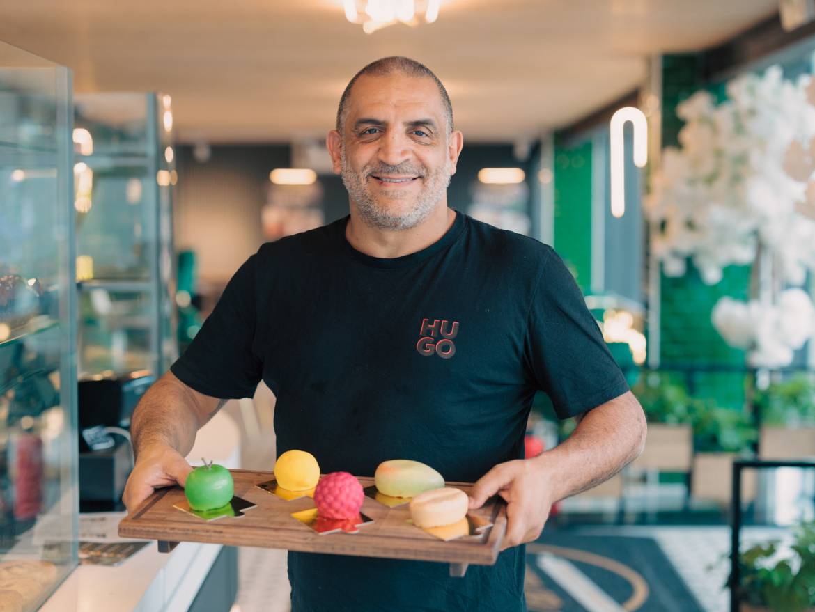 Kader Marouf, ancienne star du ring, patron de la boulangerie patisserie Maison Morjane