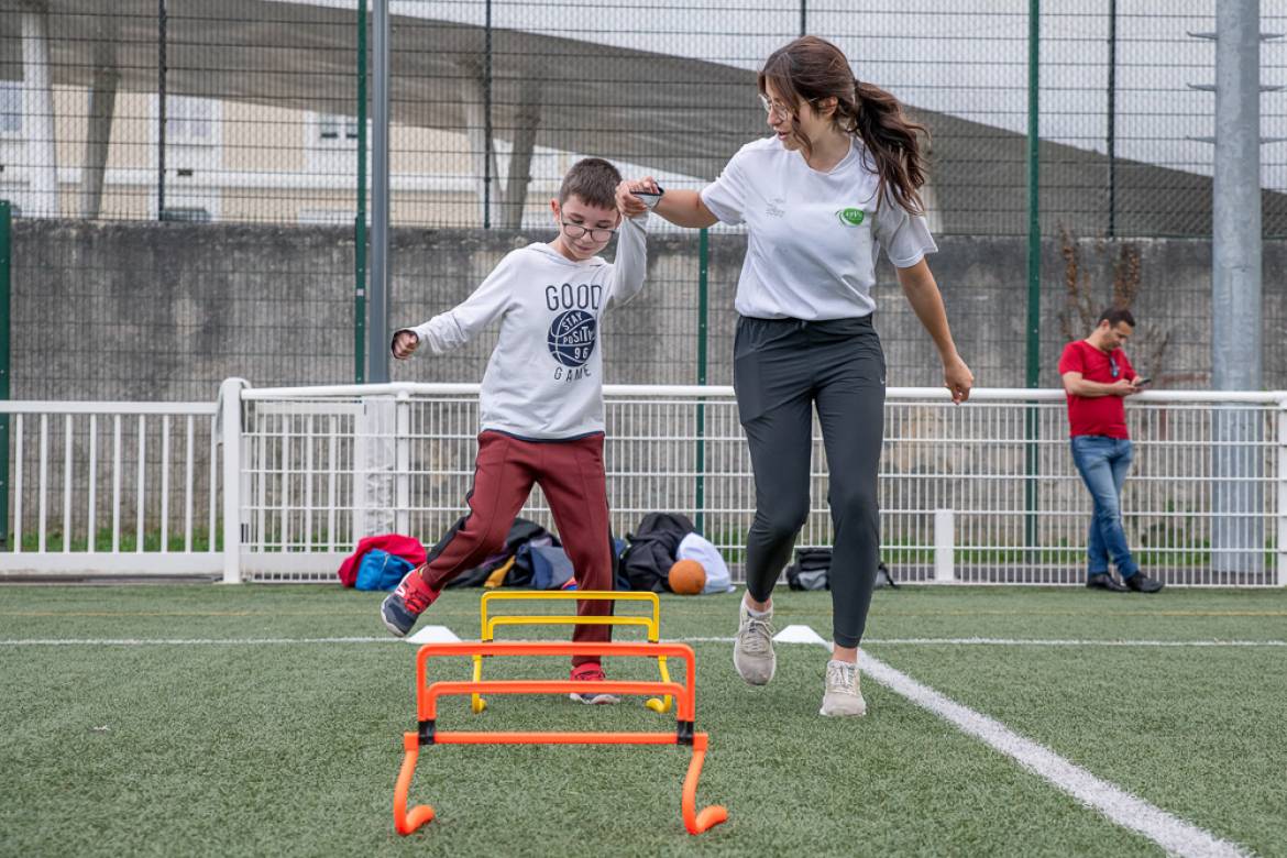Athlétisme adapté avec l'ASVEL Omnisport - © Alexandre Boissot