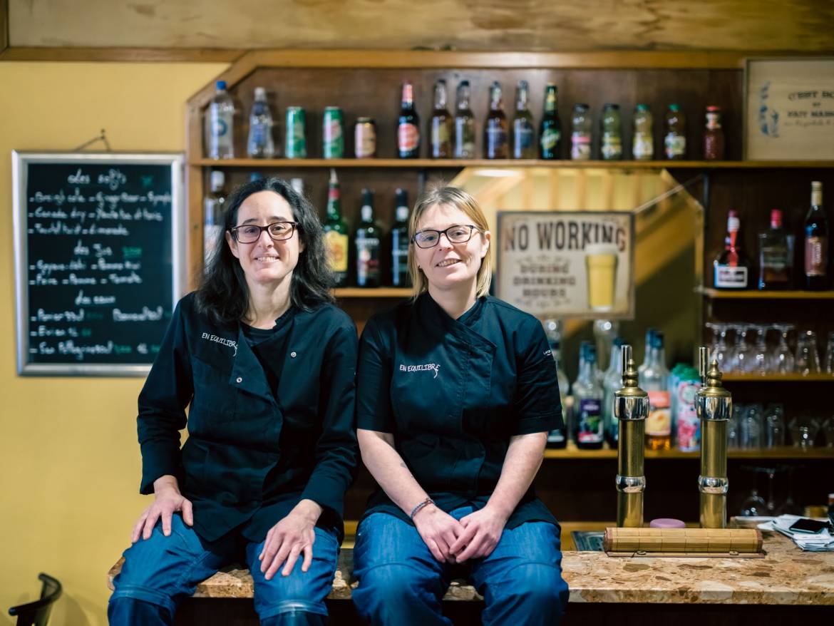 Restaurant en équilibre, Caroline Moine et Séverine Jandet