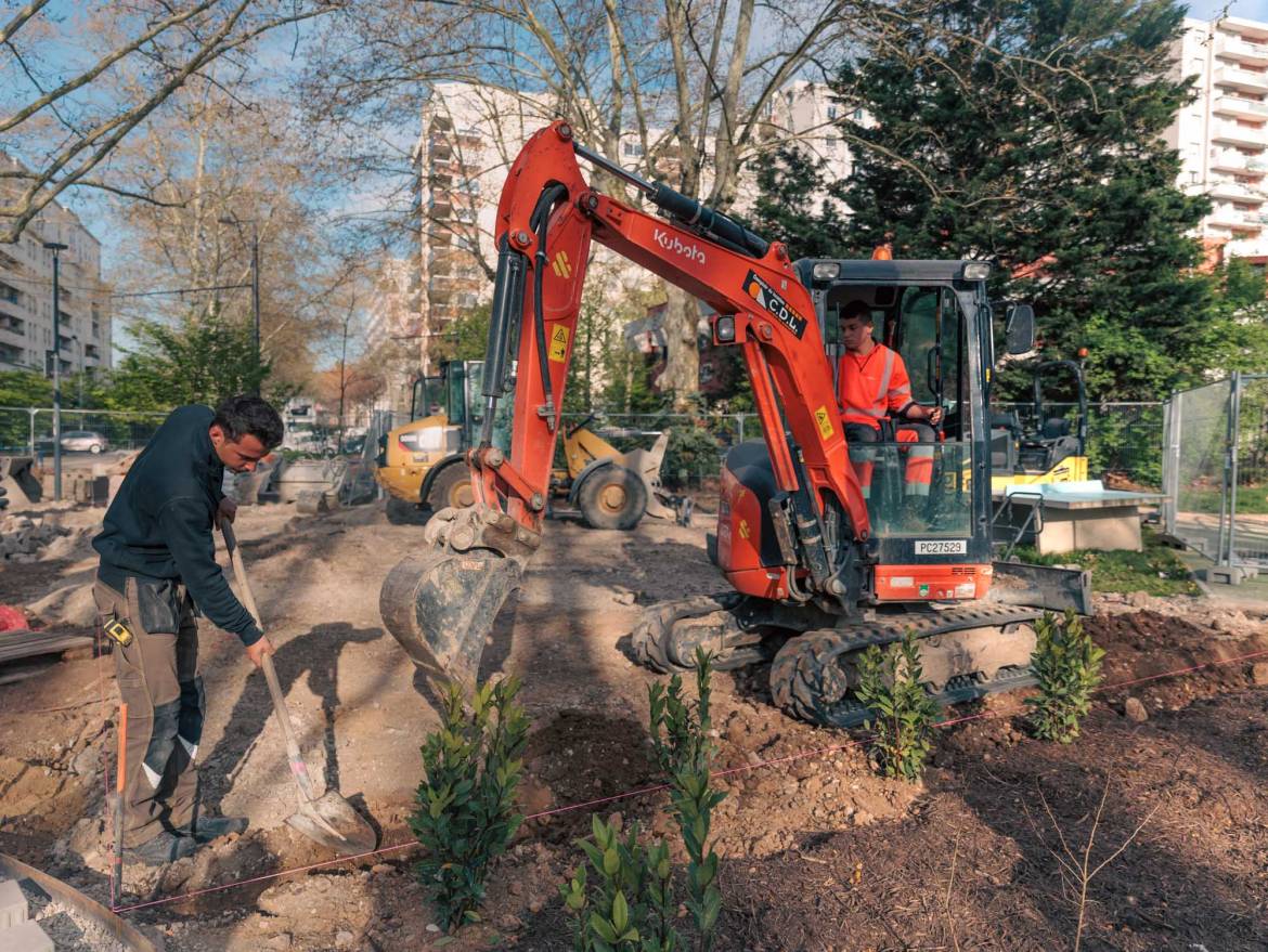 Villeurbanne se végétalise contre la surchauffe urbaine