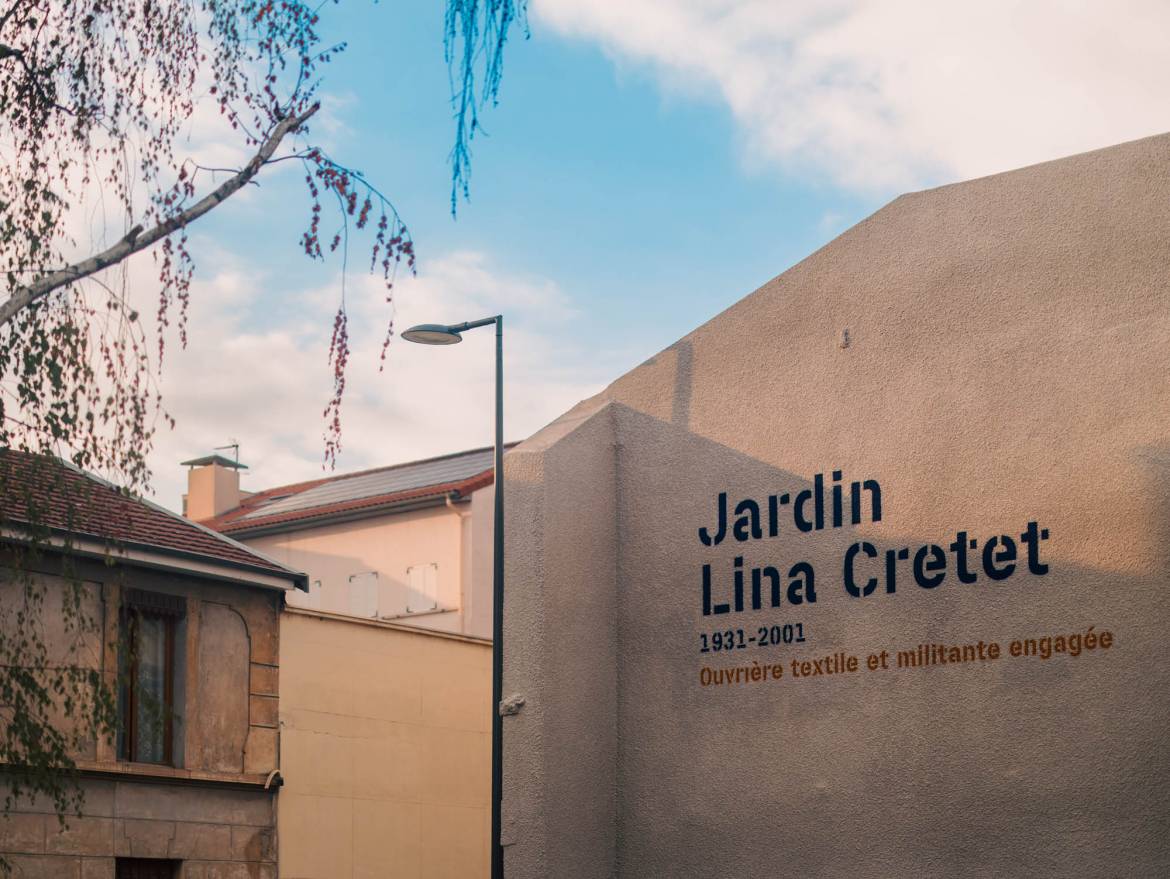 inauguration jardin Lina Crétet rue Mansard
