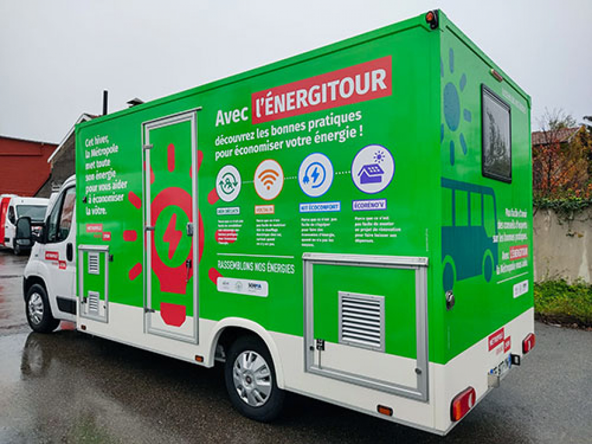 Le véhicule de l'Energitour passera à Villeurbanne le 4 janvier.
