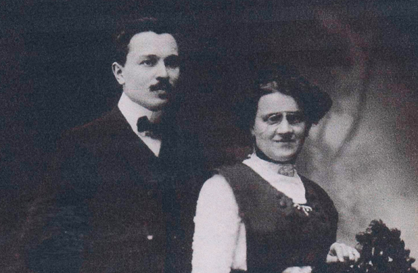Jean et Aimée Barange en 1910 (©Collection Yad Vashem Jérusalem)