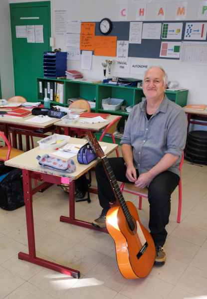 Gilles Pauget, artiste compositeur et interprète, enseignant à l’École nationale de musique