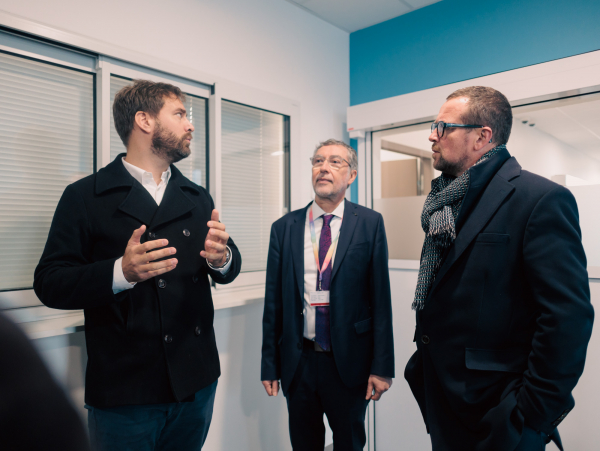 visite du nouveau service des urgences au médipôle hopital mutualiste.