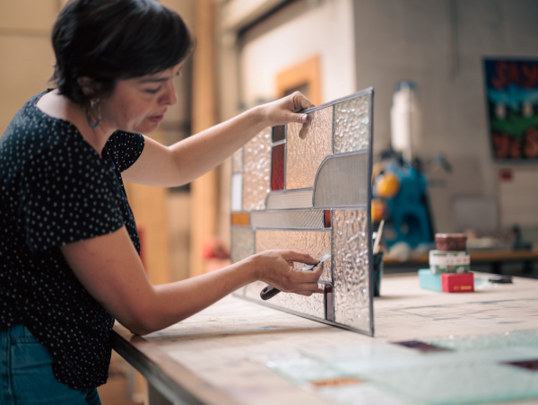 atelier baudelaire M&eacute;lanie Faucher artisan vitrail
