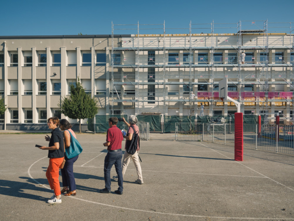 Isolation par l'extérieur de l'école Jean-Moulin