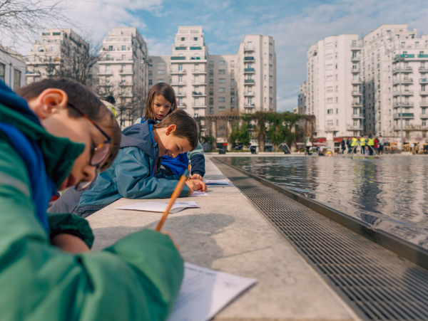 Chasse au tr&eacute;sor pour les enfants autour du patrimoine de la ville.