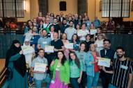 Lauréats du budget participatif à l'occasion de la soirée des engagés à la mairie